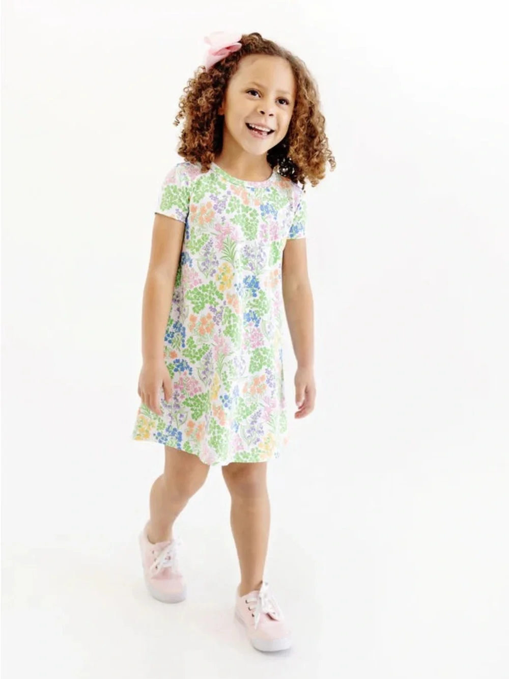 TBBC | Short Sleeve Polly Play Dress - Gaston St Garden
